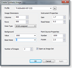 Creating Synthetic Images in Mira